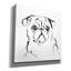 «Line Dog Pug I» par Chris Paschke, estampe numérique sur toile-881708070