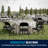 Oliverson Double Braced Metal Folding Chair-2038353934