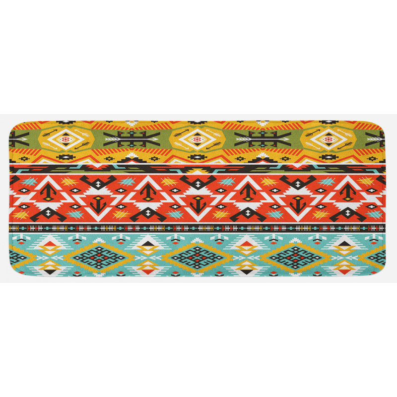 Tapis de cuisine tribal