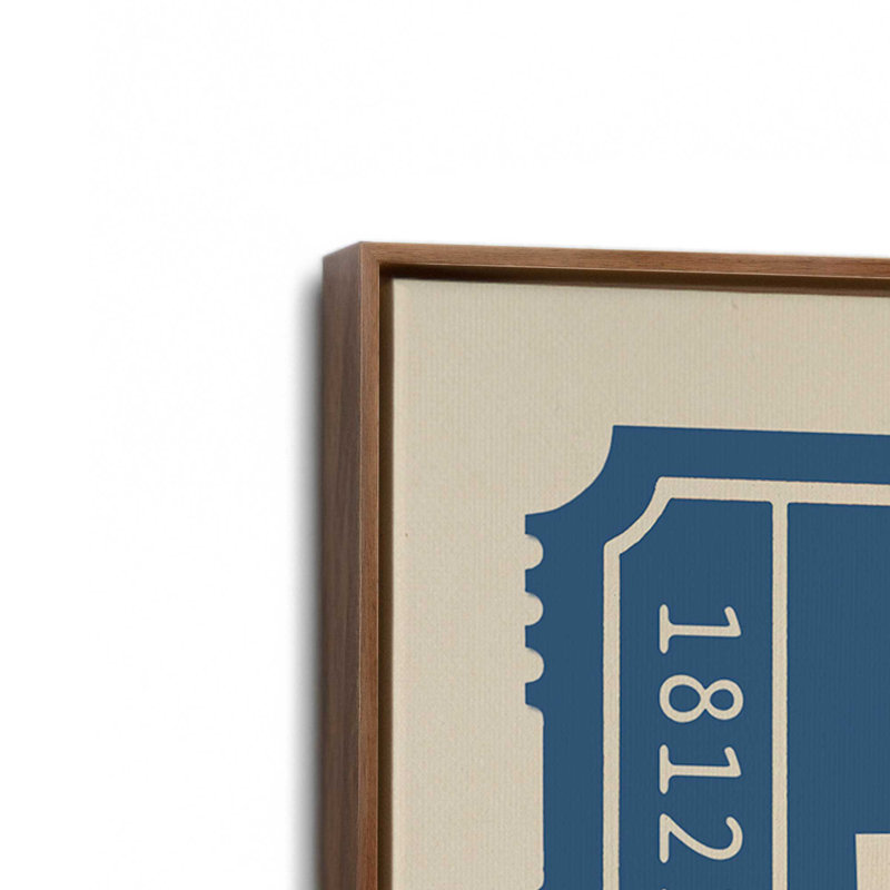 Ensemble de 3 impressions sur toile Northby Noel, Noyer, H 19 po x l 39 po, Impression encadrée sans passe-partout