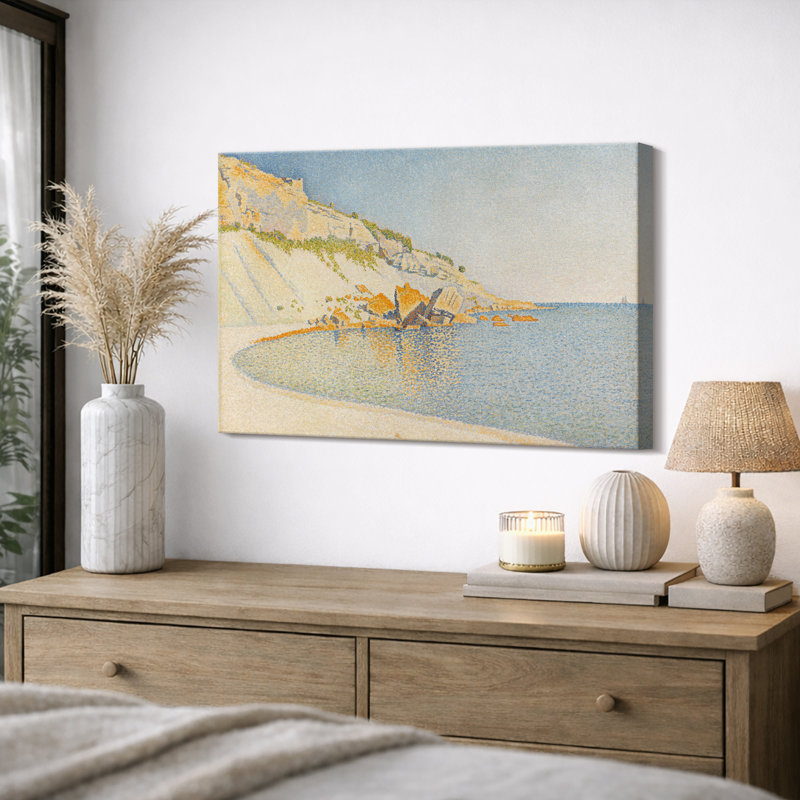 Coastal Cliff Seaside, Toile tendue, H 24 po x l 36 po