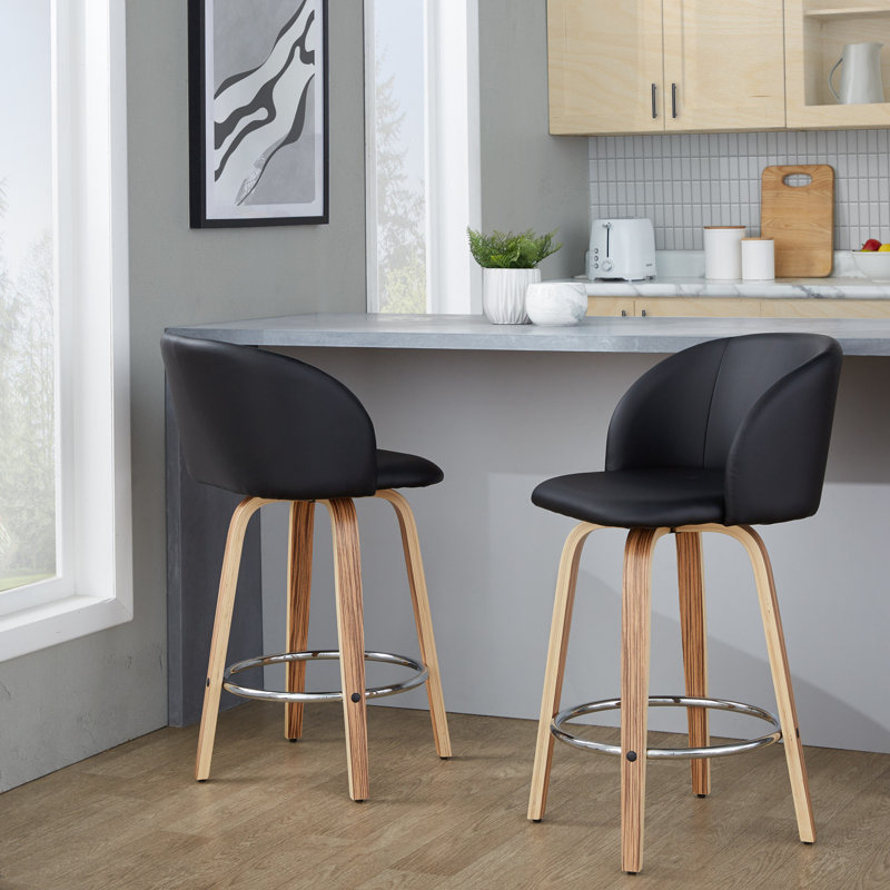 Contemporary Counter Stool, Naturel