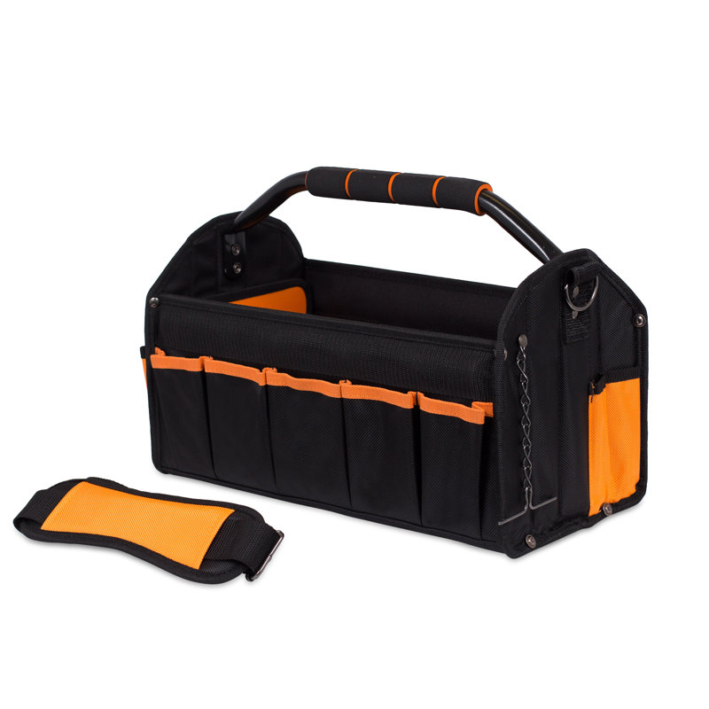 Sac à outils ouvert pour électricien