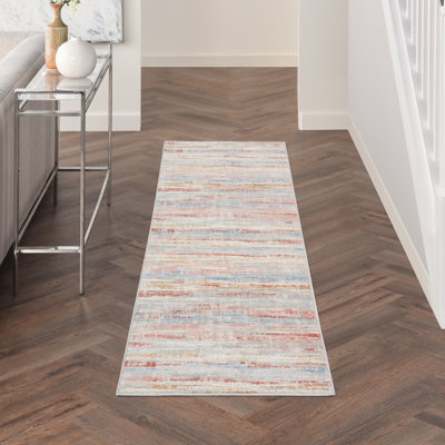 Tapis ivoire moderne Rheba