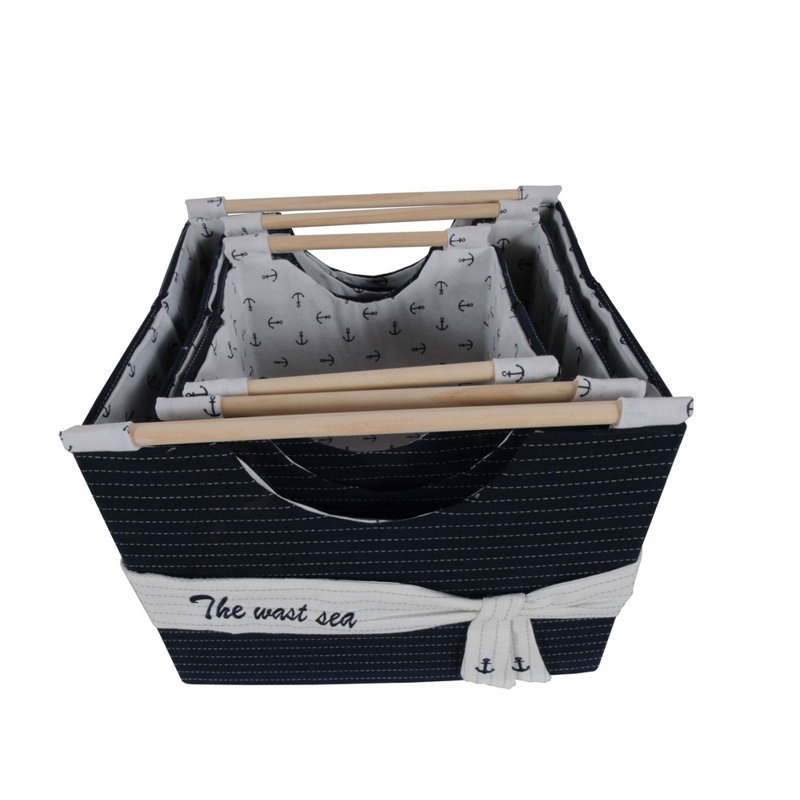 Harriet Bee Fabric Decorative Basket