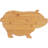 Totally Bamboo Bamboo Pig Shaped Cutting Board
