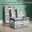 Caisse de rangement pliable avec panier de rangement-1344462103