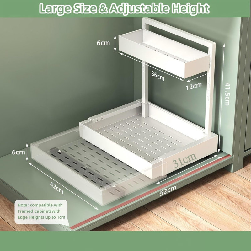 Steel Under Sink Organiser