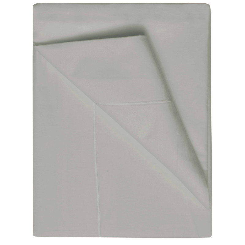 1500 TC Royale Sateen Sateen Flat Sheet, Platinum, Single (3')