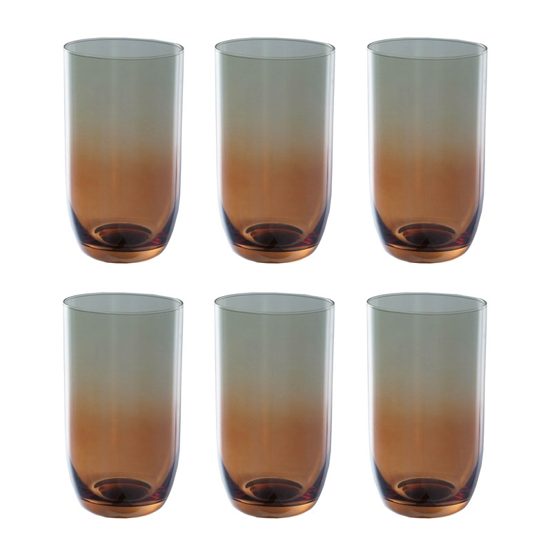 Verre à boire au fini irisé
