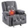 Charmen Wide Manually Swivel Rocker Recliner Chair with Massager and Heat