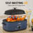 Electric Roaster Oven With Removable Pan, 3 Compartments
