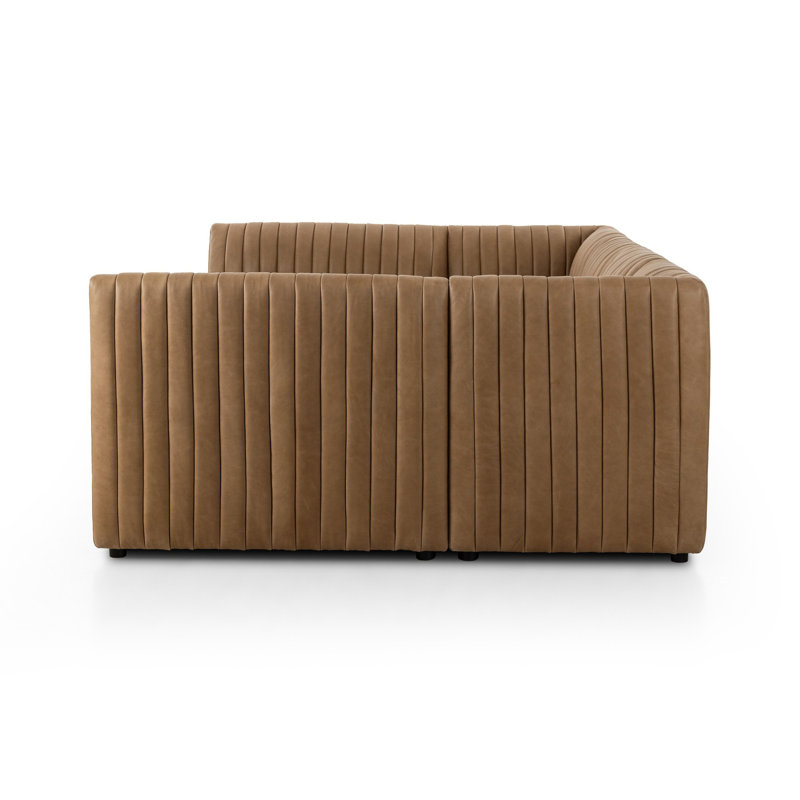 Augustine Dining Banquette U Shape -Palermo Drift, 31.5" H x 106" W x 66.5" D