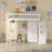 Giacopo Kids Full Loft Bed with Drawers-2031012172