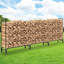 Alyviah 344.9 cm W Metal Log Rack