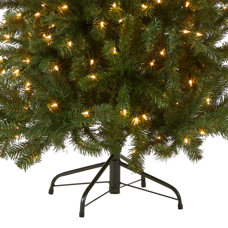 5ft. Evergreen Ridge Spruce Christmas Tree with Clear Lights, 5 FT