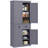 Tall Farmhouse Kitchen Pantry Storage Cabinet with 4 Doors, Drawer and Adjustable Shelves-845086495