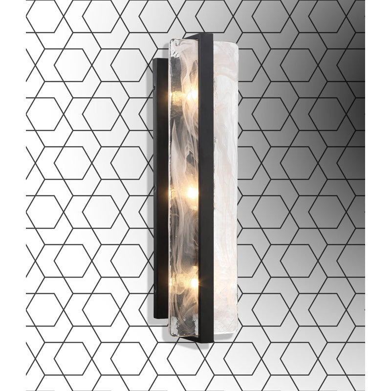 Minka Lavery Cloud Break - 3 Light Wall Sconce In Coal