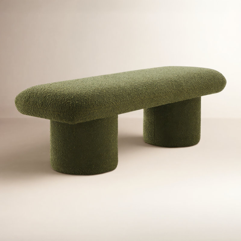 Banc à boucle 56 "Anston, Boucle de fougère verte