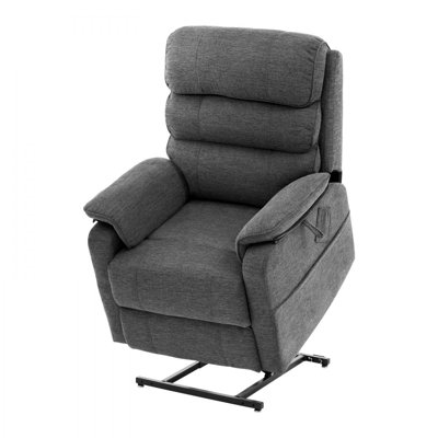 Power Lift Recliner Chair with Heat and Massage for Elderly, Dual Motor Recliner Chair with 2 Anti-Fall Ropes, Infinite Position Adjustment Electric Recliner