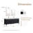 Leon 84'' Double Bathroom Vanity with Engineered Marble Top-623216459-623216471-631500944