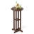 21.5" Round Patio Bar Table with Slatted Table Top-1142269444