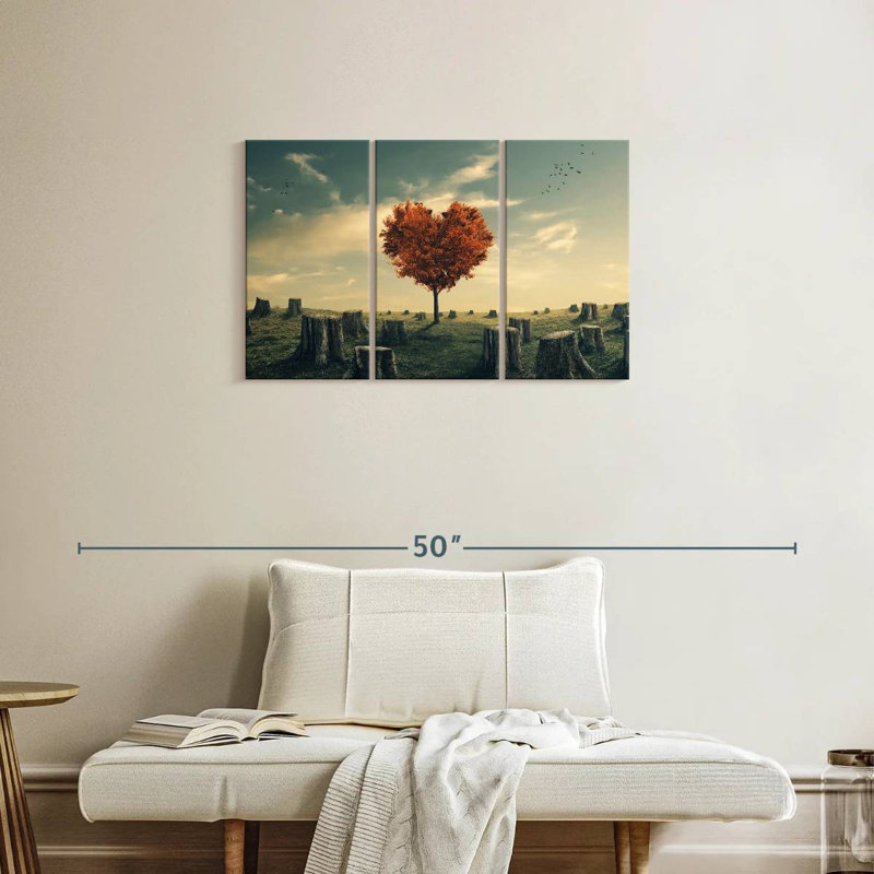 Indestructible Heart Tree, 20" H x 33" W