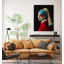 Girl with Skull Earring' by Steven Hill - Wrapped Canvas Painting Print-1939607021
