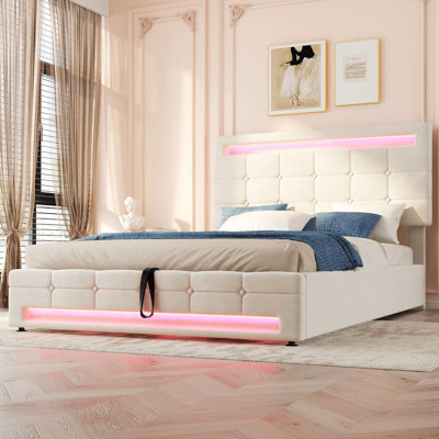 Cybill Upholstered Ottoman Storage Bed