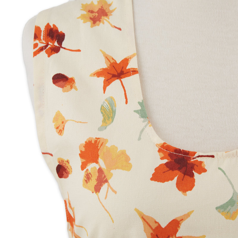 Tablier à motif floral Thanksgiving