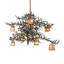 Lustre personnalisé 8 lumières de 48 po de largeur