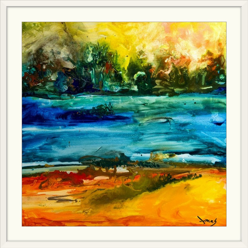 «Nature I» par Aniesa, reproduction d'art, H 48 po x l 48 po x P 1,5 po, Toile