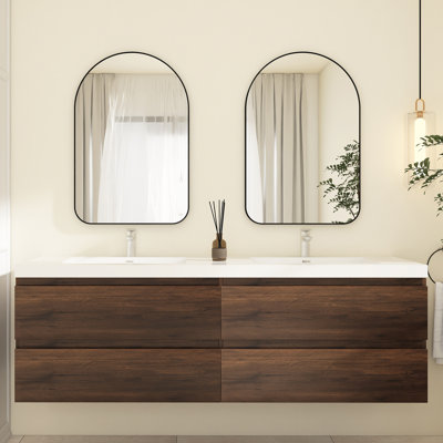 Ensemble de meuble-lavabo double 71 po Emit