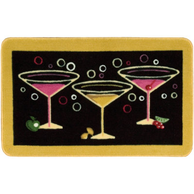 Tapis noir Trudy