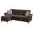Reversible Sectional Set W/ 2 Accent Pillows-1374127206