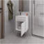 Lavabo pour salle de bain Sutcliffe, blanc-2136520338