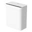 EKO Brio Motion Sensor Trash Can, 10L in White Compact Design, Fingerprint Resistant Trash Bin for Effortless Waste Disposal
