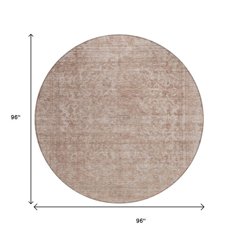 Tapis rond 8 po