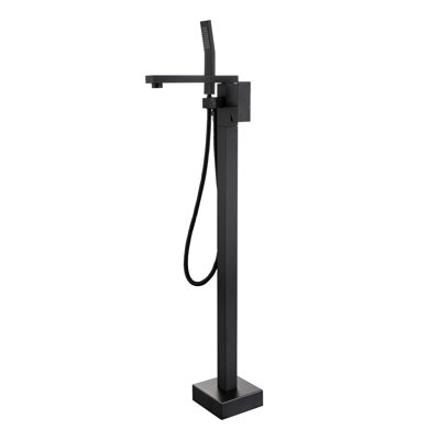 Floor Tub Spout with Diverter