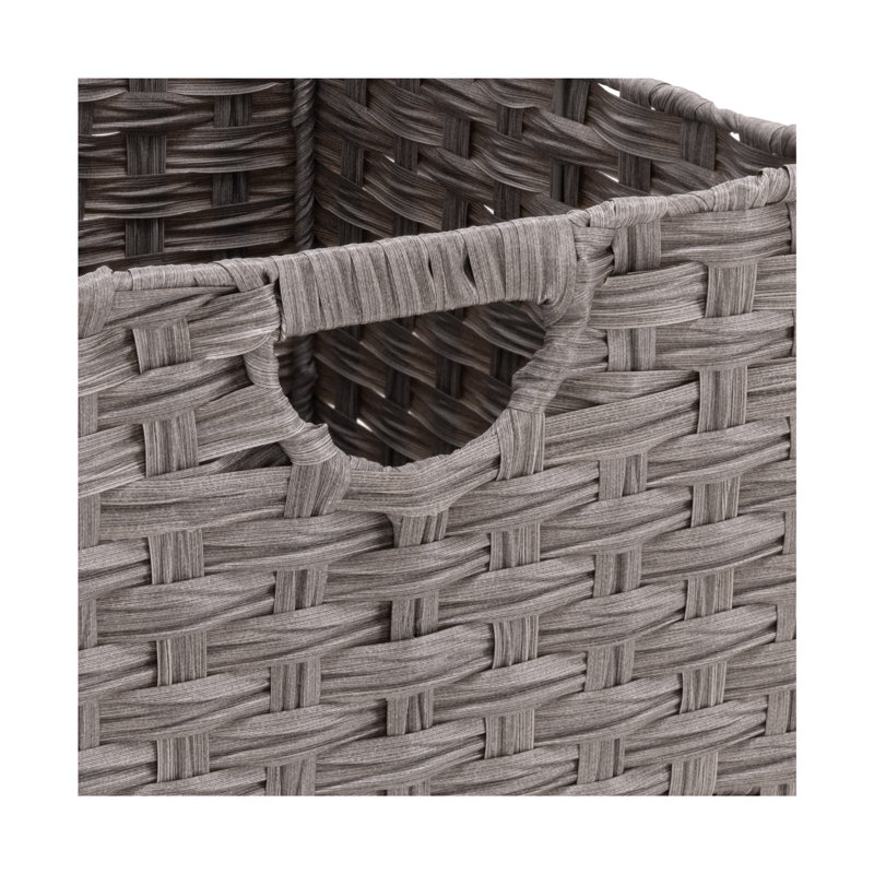Panier tissé à la main, Gris