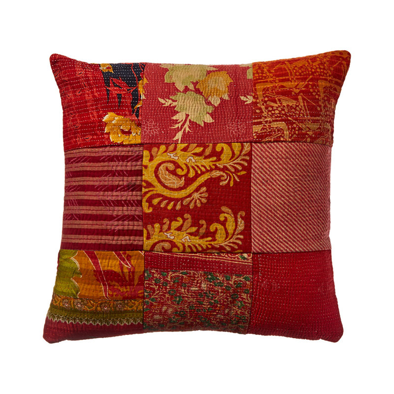 Oreiller One Of A Kind Overdye Kantha Dec
