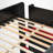 Full Size Wood Bunk Bed with height-adjustable Desk,Wardrobe,Ample Storage Space,and RGB Light, Red-970666375
