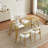 70.9-Inch Rectangular Glass Dining Table