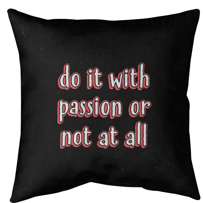 Coussin de sol inspiration passion, H 28 po x l 28 po, Rouge
