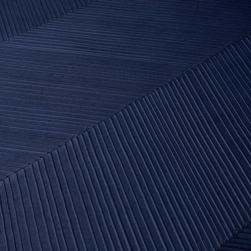 Chevron Texture Wallpaper, Midnight Blue