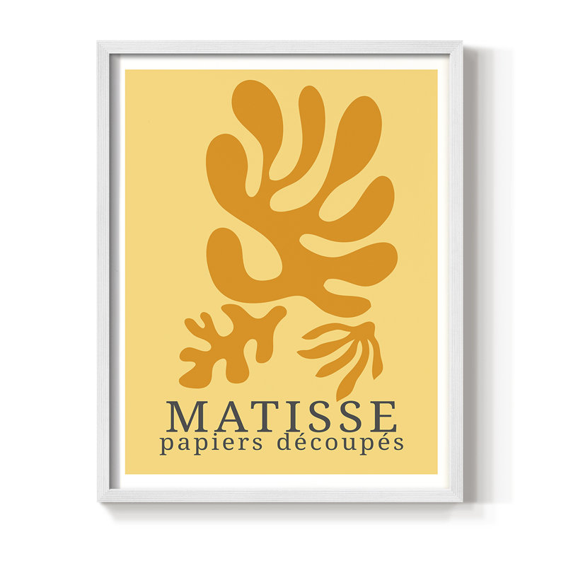 Impression encadrée Matisse CECLV III - Bois massif, Blanc, H 20 po x l 16 po