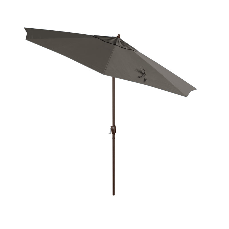 Parasol de marché 9 pi Murrey, Toile gris anthracite Sunbrella®