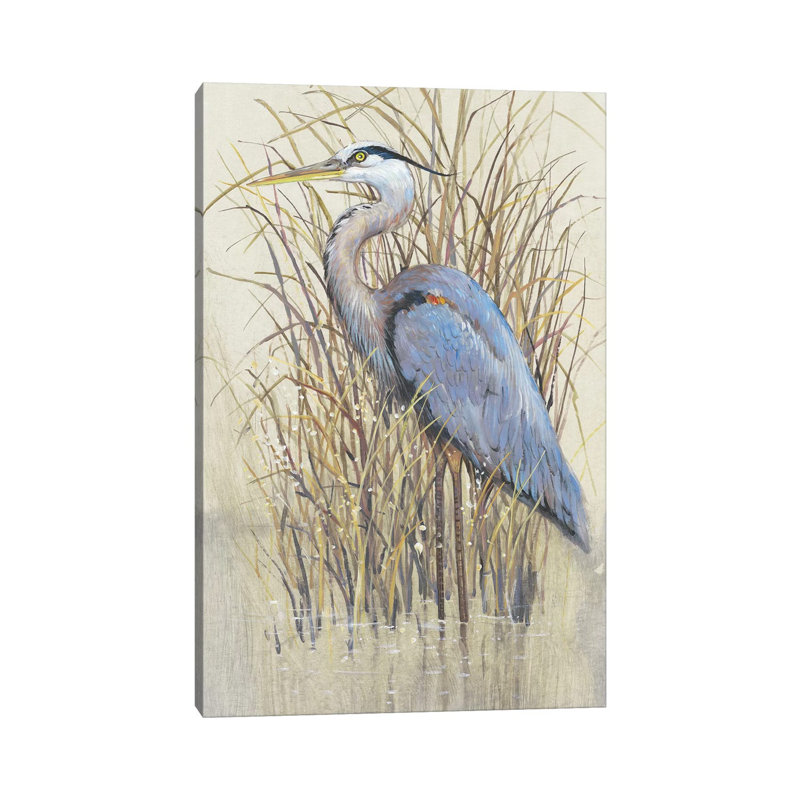 «Wading II» par Timothy O 'Toole - impression d'art graphique, Toile tendue, H 18 po x l 12 po x 1,5 po