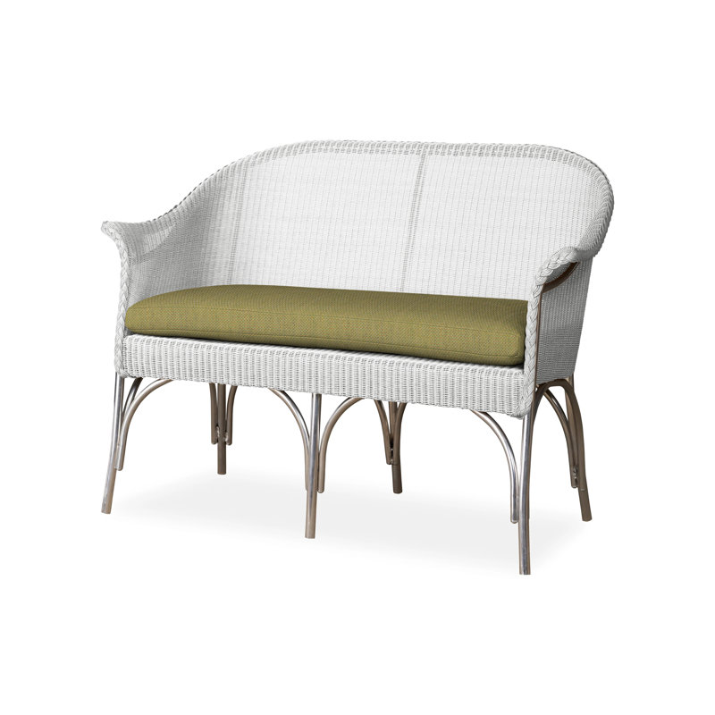 All Seasons Outdoor 2 - Seat, White, Bamboo Bay Sky
