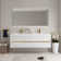 72" Wall-Mounted Bathroom Vanity Floating Double Sink Vanity with Stone Resin Top and Basin, 4 Soft Close Drawers